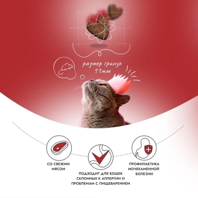 Best Dinner Cat Adult Holistic 1,5кг телятина с орегано сухой для кошек (402786) фото