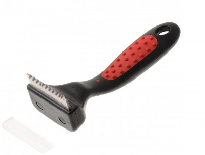 Расческа-триммер (Hello Pet) 42043S 43 зуба малый фото Расческа-триммер (Hello Pet) 42043S 43 зуба малый фото