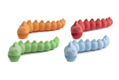 Игрушка (Wogy) Гусеница 18.5х3см с отверстиями для корма, EVA, для собак фото