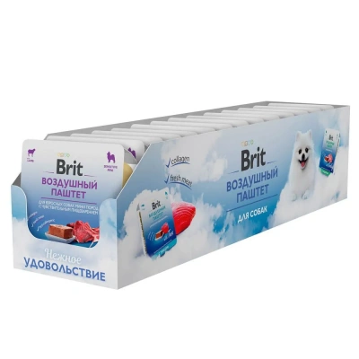 Brit 0,1кг Воздушный паштет ягнёнок для собак мини пород с чувствительным пищеварением, ламистер (5060962) фото