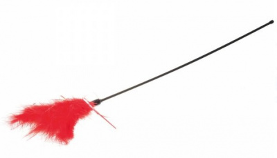 Дразнилка (V.I.Pet) красная с пером VG-101R фото