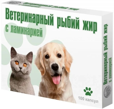 Вака рыбий жир в капсулах с водорослями (экстракт ламинарии) (коробка) Вака рыбий жир в капсулах с водорослями (экстракт ламинарии) (коробка)