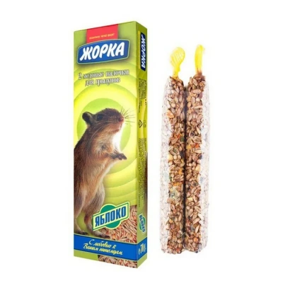 Жорка 0,07кг палочки медовые яблоко для грызунов (2шт) фото