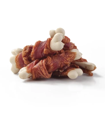 Деревенские лакомства 0,09кг косточка кальциевая с уткой для щенков (79711786) фото