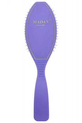 Расчёска (MADAN) MPB-M10 массажная средней жёсткости сиреневая размер M фото