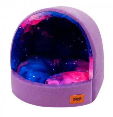 Лежанка (ЗЭ) дом эстрада Космос №1 сиреневый, 35*31*31 см 