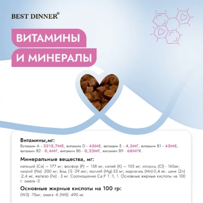 Best Dinner Vet Profi Urinary 0,085кг телятина кусочки в соусе влажный для кошек (406395) фото