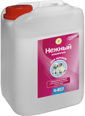 Зоошампунь Нежный для щенков, 5л фото