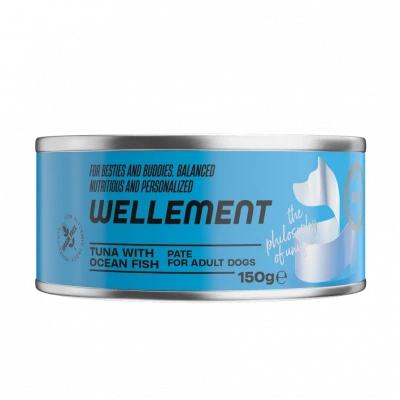 Wellement 0,15кг тунец с океанической рыбой паштет для взрослых собак фото Wellement 0,15кг тунец с океанической рыбой паштет для взрослых собак фото