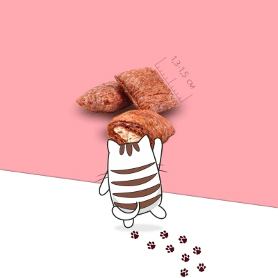 Biff 0,06кг хрустящие подушечки с паштетом из баранины для кошек фото