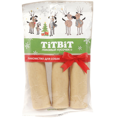 TiTBiT 0,12кг сахарная косточка с говядиной для собак (Новогодняя коллекция) TiTBiT 0,12кг сахарная косточка с говядиной для собак (Новогодняя коллекция)