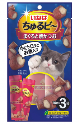 INABA CIAO Churu Bee  3*0,01кг RU1501 Запеченные трубочки для кошек Микс Тунцов INABA CIAO Churu Bee  3*0,01кг RU1501 Запеченные трубочки для кошек Микс Тунцов