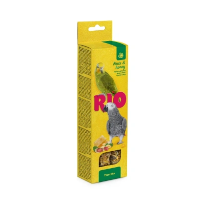Rio 0,09кг*2шт палочки для попугаев  с медом и орехами фото Rio 0,09кг*2шт палочки для попугаев  с медом и орехами фото