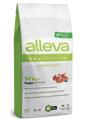 Alleva Equilibrium Sensitive 12кг с ягненком сухой корм для щенков всех пород (003025)
