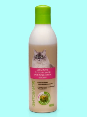 Шампунь (Фитоэлита) 0,22л от колтунов для пушистых кошек фото