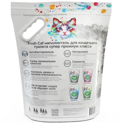 Наполнитель (FRESH CAT) 5л Кристаллы чистоты фото