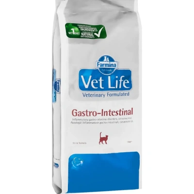 Farmina (Фармина) Vet Life Cat Gastrointestinal 10кг ЖКТ заболевания сухой для кошек (024800) фото Farmina (Фармина) Vet Life Cat Gastrointestinal 10кг ЖКТ заболевания сухой для кошек (024800) фото