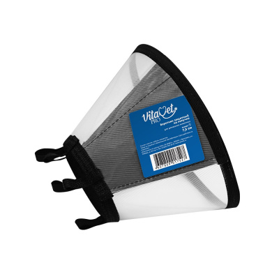 Воротник защитный VITAVET PRO/ВИТАВЕТ ПРО на липучке №1 7,5 см