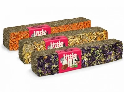Little One 0,085кг Палочки из луговых трав с топпингом, ассорти для всех видов грызунов и кроликов.  фото Little One 0,085кг Палочки из луговых трав с топпингом, ассорти для всех видов грызунов и кроликов.  фото