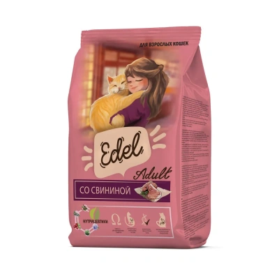 Edel Cat Pork 1,5кг свинина сухой для кошек (403981) фото Edel Cat Pork 1,5кг свинина сухой для кошек (403981) фото