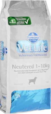 Farmina (Фармина) Vet Life Dog Neutered 10кг сухой для стерилизованных и кастрированных собак 1-10кг (5086) фото