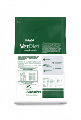 AlphaPet Vet Diet (АльфаПет) 1,5кг Hypoallergenic сухой при пищевой аллергии и непереносимости ингредиентов для кошек (655070) фото AlphaPet Vet Diet (АльфаПет) 1,5кг Hypoallergenic сухой при пищевой аллергии и непереносимости ингредиентов для кошек (655070) фото
