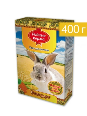 Родные корма 0,4кг Зерносмесь для кроликов (173123)