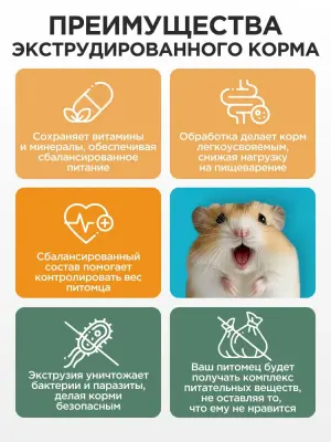 Mikimeals Complex 0,5кг корм для хомяков (520363) фото