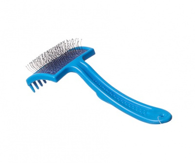 Пуходерка пластмассовая большая с каплей средней жесткости Зооник (0724) Пуходерка пластмассовая большая с каплей средней жесткости Зооник (0724)