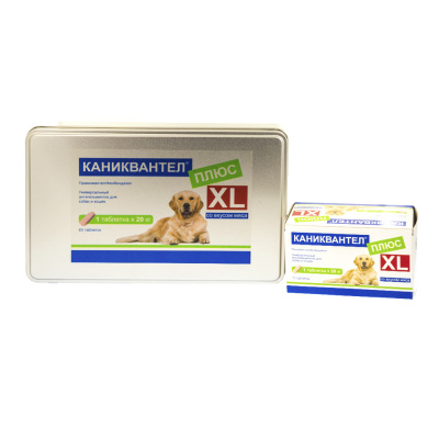 Каниквантел плюс ХL: антигельминтик, 60таб (ЛИЦЕНЗИЯ) Каниквантел плюс ХL: антигельминтик, 60таб (ЛИЦЕНЗИЯ)