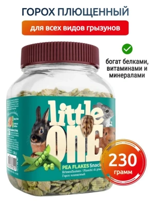 Little One 0,23кг Лакомство Плющеный горох для грызунов Little One 0,23кг Лакомство Плющеный горох для грызунов