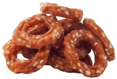 Деревенские лакомства 0,085кг колечки из индейки с рисом для щенков (76050038) фото