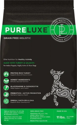 PURELUXE 1,81кг Элитное Питание для собак активных с индейкой и лососем (939518) фото PURELUXE 1,81кг Элитное Питание для собак активных с индейкой и лососем (939518) фото