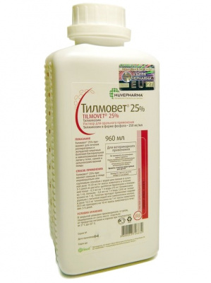 Тилмовет 25% 960мл фото