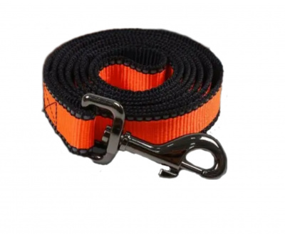 Поводок (PerseiLine) LOOK нейлон светоотражающий 15" 1,2м оранжевый