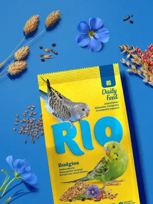 Rio 0,5кг для волнистых попугайчиков основной рацион фото