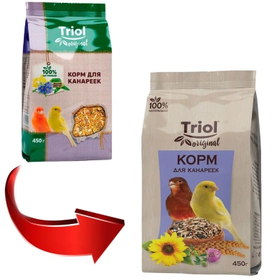 Triol Original 0,45кг корм для канареек (020799) фото Triol Original 0,45кг корм для канареек (020799) фото