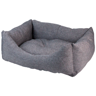 Лежанка (Зооэкспресс) пухлик "NORD" 722222 мебельная ткань №2 43*32*16 см серый фото