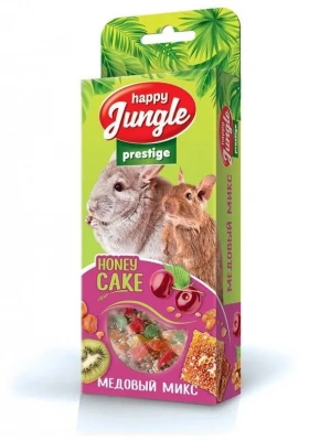 Happy Jungle PRESTIGE 0,085кг корзинки для грызунов медовый микс 3шт (J503) фото Happy Jungle PRESTIGE 0,085кг корзинки для грызунов медовый микс 3шт (J503) фото