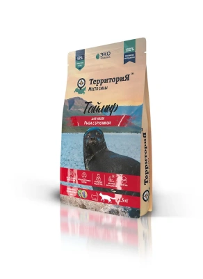 ТерриториЯ Таймыр 1,5кг рыба с брусникой сухой для взрослых кошек (560315) фото