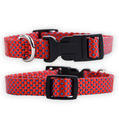 Ошейник (Аркон) Dog&Vogue NEO нейлон шир. 25 мм, 40-60 см красный