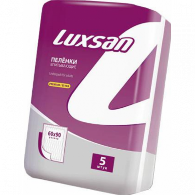 Пеленка LUXSAN Premium/Extra 60x90 5шт. фото