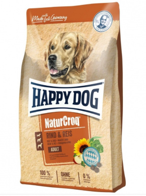 Happy Dog NaturCroq 4кг говядина и рис сухой для собак всех пород (116861) Happy Dog NaturCroq 4кг говядина и рис сухой для собак всех пород (116861)