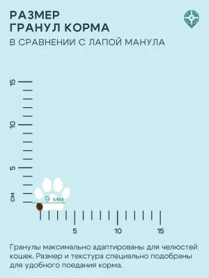 5115П ТерриториЯ Кавказ 0,35кг Индейка с брусникой для стерилизованных кошек фото