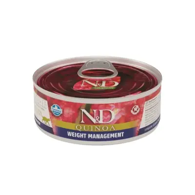 Farmina (Фармина) N&D Cat Quinoa 0,080кг с киноа консерва контроль веса для кошек (102192) Farmina (Фармина) N&D Cat Quinoa 0,080кг с киноа консерва контроль веса для кошек (102192) фото
