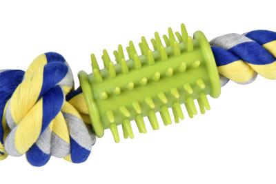 Игрушка (Nunbell) канатная 50х8х8см микс для собак фото