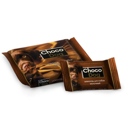 VEDA 0,015кг шоколад Choco Dog для собак молочный  фото