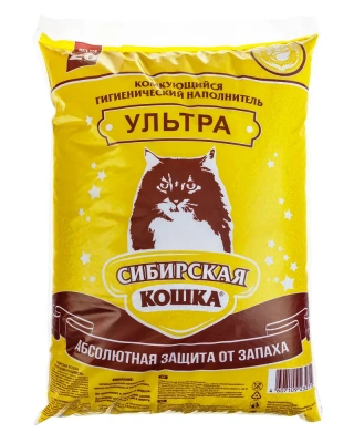Наполнитель (Сибирская кошка) 20л Ультра условно-комкующийся для кошек Наполнитель (Сибирская кошка) 20л Ультра условно-комкующийся для кошек фото
