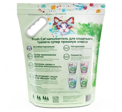 Наполнитель (FRESH CAT) 5л Летняя прохлада фото