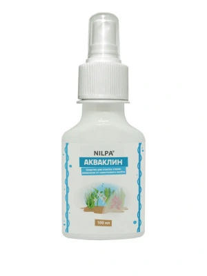 Средство (Нилпа) Акваклин 100мл для очистки стёкол аквариума от известкового налёта